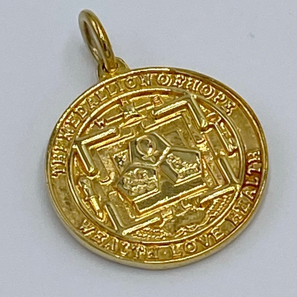 Sterling Silver The Medallion of Hope, Wealth, Love and Health